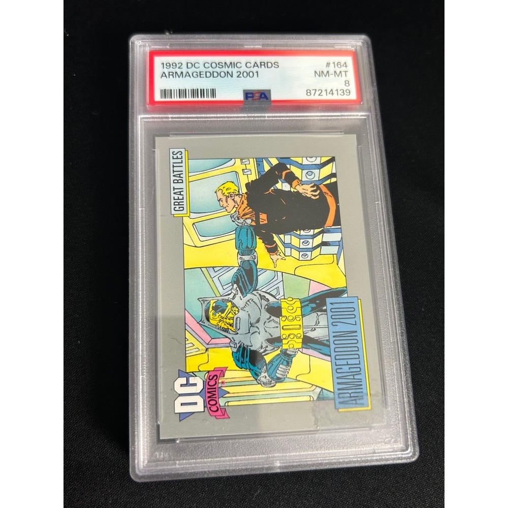 1992 DC Cosmic Cards Armageddon 2001 #164 PSA 8 NM-MT Great Battles